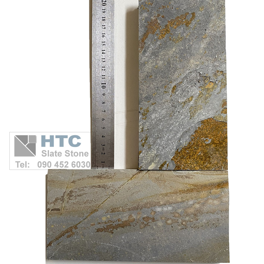 Đá đa sắc ốp lát 10x20cm  10-15mm