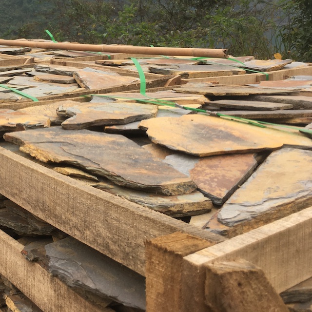 Đá rối đa sắc Lai Châu đóng pallet