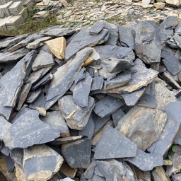 Đá rối đen ghi Lai Châu đóng pallet
